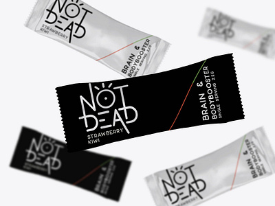 Logo & Packaging Design for Not Dead branding label logo packaging packaging design