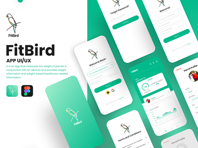Birds Healthcare App UI/UX app ui app ui figma healthcare app ios app design mobile app design mobile app figma ui ui design uiux uiux casestudy uiux design