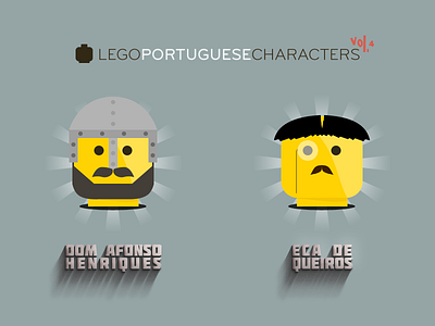 Lego Portuguese Characters 4-6 afonso characters dom eça henriques history icon lego portugal queirós volume