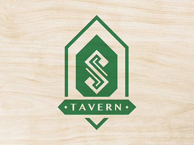 Shawhan's Tavern Logo 2 blackletter branding celtic irish logo typography