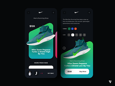 Nike App ui ux webdesign