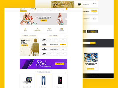 Webdesign ecommerce website