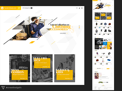 Trends And Deals Web V2 ecommerce shoppingwebdesign webdesign