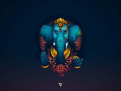 Lord Ganesh Illustration