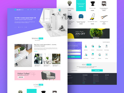 Decromart Full Page View ecommerce hybridwebdesign logo ui ux webdesign