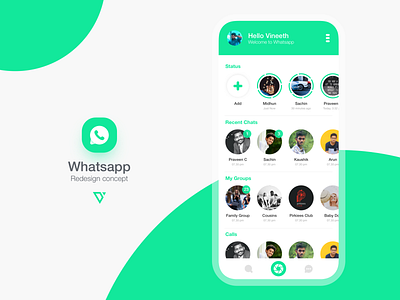 Whatsapp Redesign