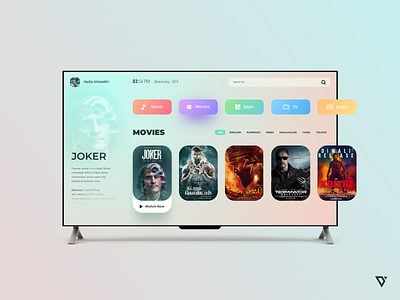 TV UI adobeillustrator app design illustration logo televisionui tvui ui ux web webdesign website