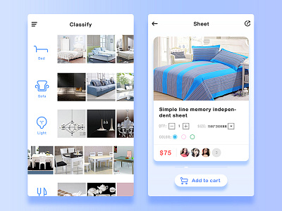 App about furniture app furniture icons pages shop ui
