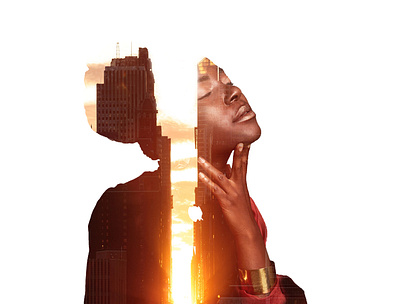 Sunset in the city -Double Exposure design double exposure graphic design photo edit photo editing photography photoshop