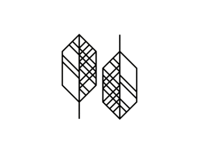 Green Weave Logo Design branding logo design minimalism modern