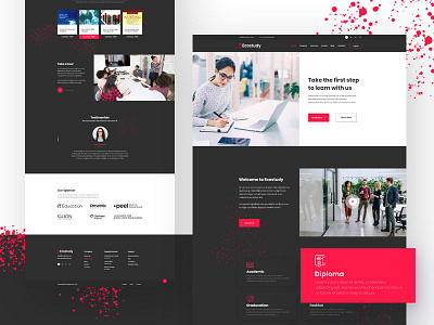 Education Template Design  - Ecostudy Homve v4