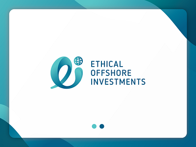 Ethical Offshore Investments Logo branding design gradation graphic design logo logo mark logodesign