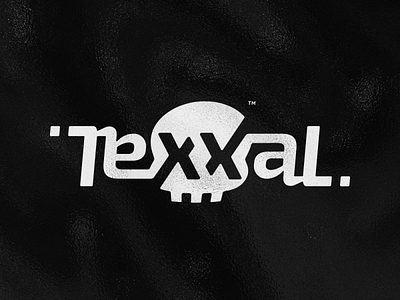 Texxal™ — Visual Identity ambigram ambigram logo branding design fashion fashion logo flat icon logo skull skull logo street wear street wear logo