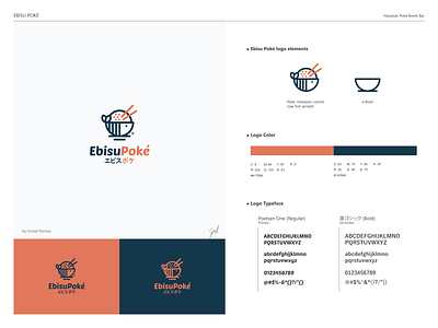 Ebisu Poké Logo Concept [SOLD] branding design flat icon illustration logo poke bowl vector