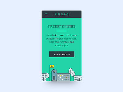 Section Landing Page Mobile