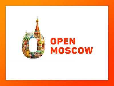 Open Moscow Logo branding logo moscow travel
