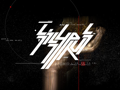 Sisyphus™ borshburger cyber cyberpunk dark glitch illustration typography