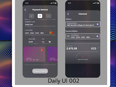 Credit Card Checkout #DailyUi #002