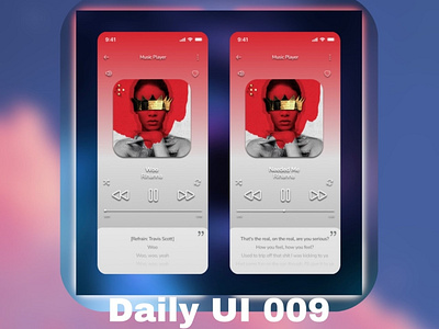 Music Player #DailyUI 009
