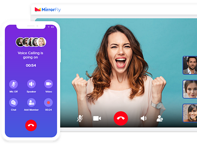 Video Calling App app chat chat app design