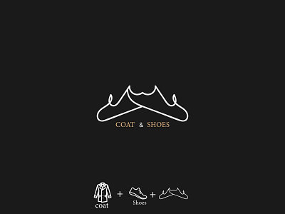 Coat & Shoes Creative Logo Design