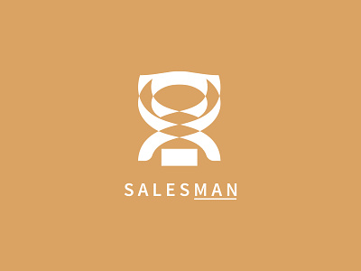 Salesman Logo Design art brand branding businesslogo creative creativelogo designer designs graphic graphic design graphic designer illustration illustrator logo logodesign logos photoshop rifat salesman typography