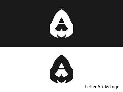 Letter A + M Logo Design