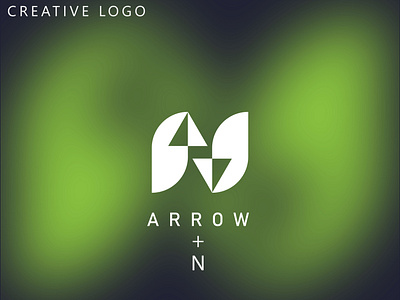 Arrow + N Logo Design