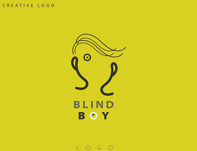 Blind Boy Creative Logo art blind blind boy logo blindest boy brand branding business logo creative logo designs graphic design graphic designer illustration lad logo logo designer logos son typography vector