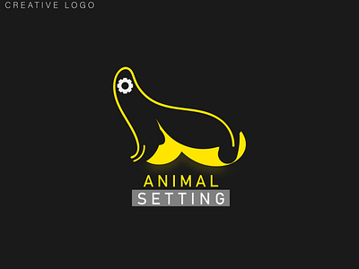 Animal Setting Creative Logo Design