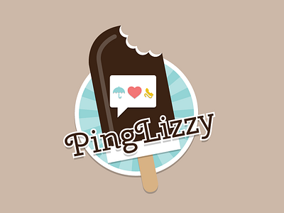 Pinglizzy 2d android brand children icon illustration logo