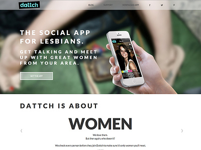 Dattch app blur dating green location social talk women