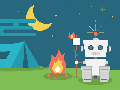 Robot camping