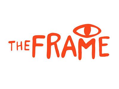 The Frame logo arts branding film identity