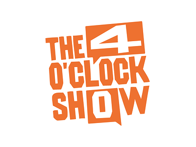 The 4 O'Clock Show art direction branding design identity
