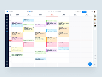 Setmore Calendar Redesign