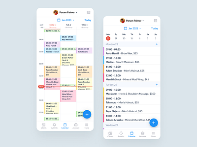 Appointment Scheduler App app application appointment booking business calendar crm design figma meeting mobile planning product saas schedule timeline ui ux web