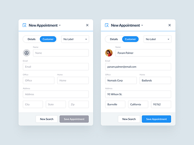 Scheduler App Widgets by Michał Świączkowski on Dribbble