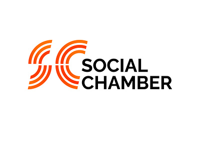 Social Chamber Logo Concept branding design graphic design logo minimalistlogo typography