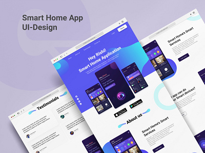 Smart Home Landing Page