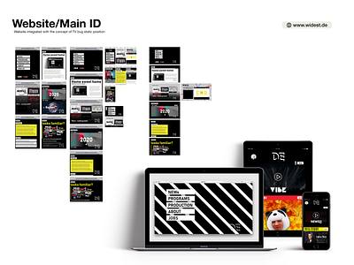 Widest DE - website concept