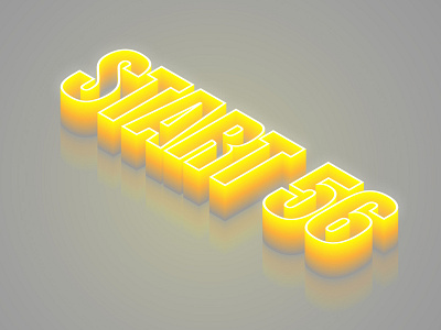 A glow effect 3d banner branding design graphic design illustrator logo