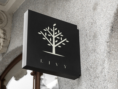LIVY TREE LOGO app brand branding design graphic design illustration logo logodesign logotree tree