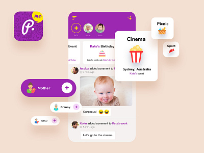 Baby App - Main page