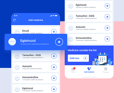 Mobile Application - Take your medicine - Screens View app screen design medicines mobile app mobile application ui ux