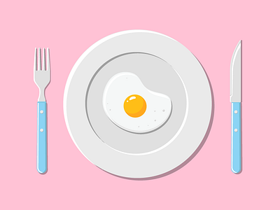 An Icon a Day! 🔥 challenge cook design egg fried iconaday icons illustration photos plate tangelo work