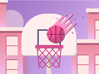 Sports 🏀 basketball design dribbble flat graphic icon illustration monochromatic project sports tangelo