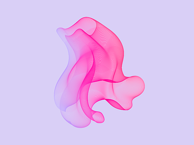 Gradient Wave 🌊 #2 asymmetric colors experimental fluid gradient graphic desgin shapes space