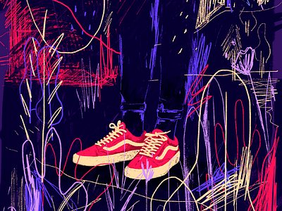 Sneakers ✌️ graphicdesign illustration legs sneakers