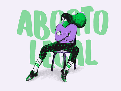 Let it be law! 💚🇦🇷 design feminism feminist girl graphic design illustration illustree